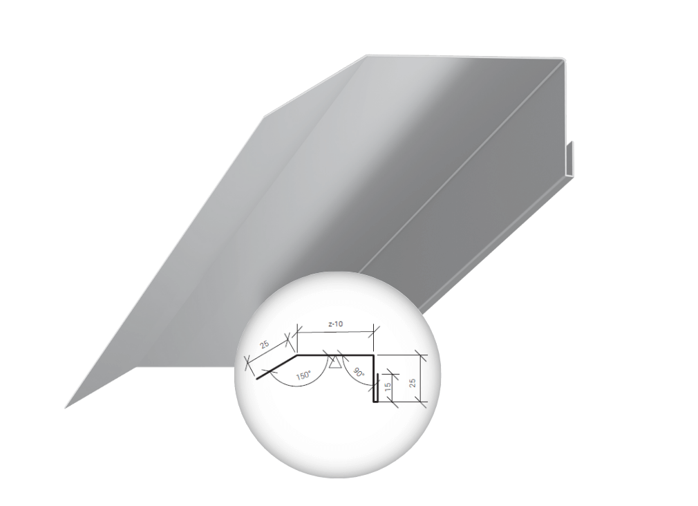 Nadokenní lemovací prvek